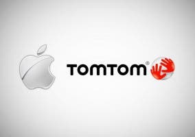 Logotipos de Apple y TomTom