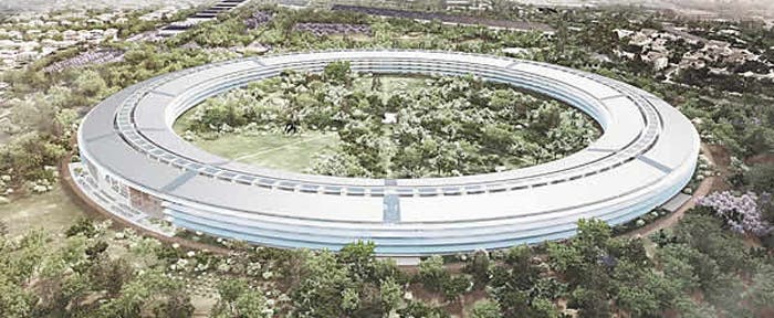 Render del nuevo campus de Apple