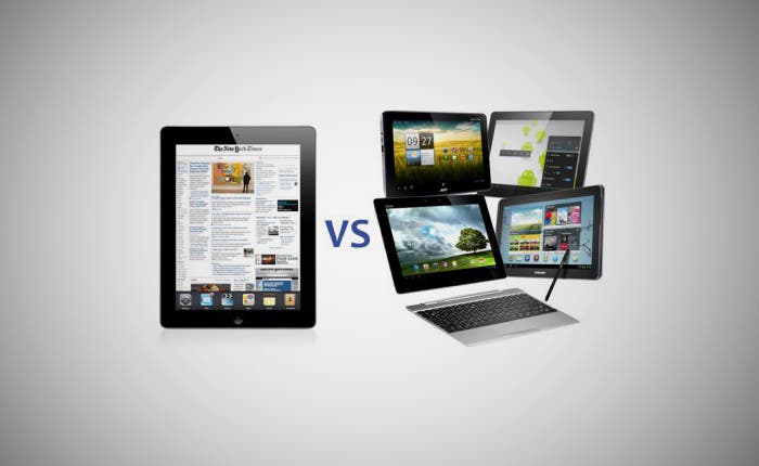 iPad contra el resto de tablets con Android