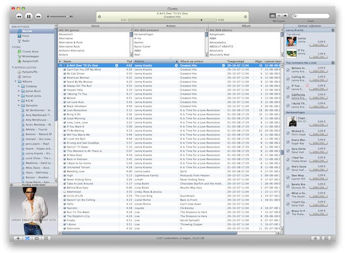 Las funciones perdidas en iTunes 11
