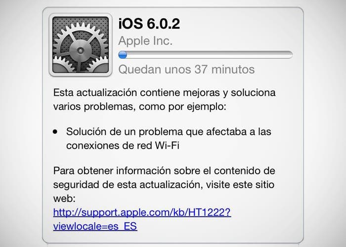 iOS 6.0.2 para iPhone 5 y iPad mini