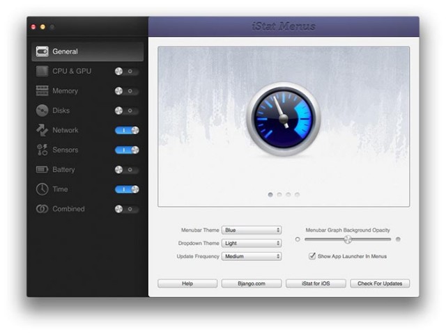 istat menus with parallels