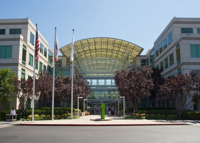 Fotografía de las oficinas centrales de Apple en Cupertino