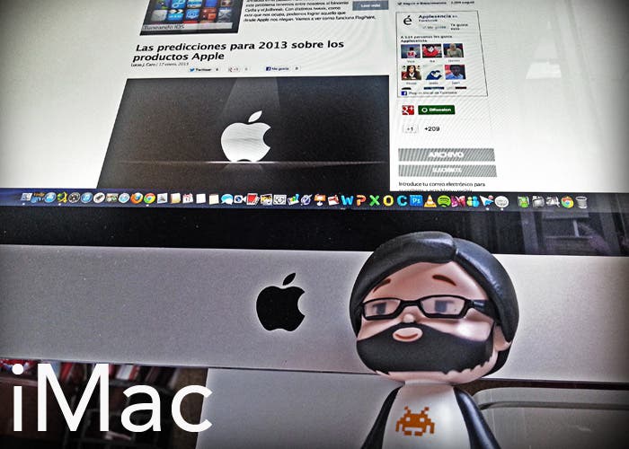 Usando un iMac de nueva generación