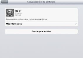 Actualización de iOS 6.1