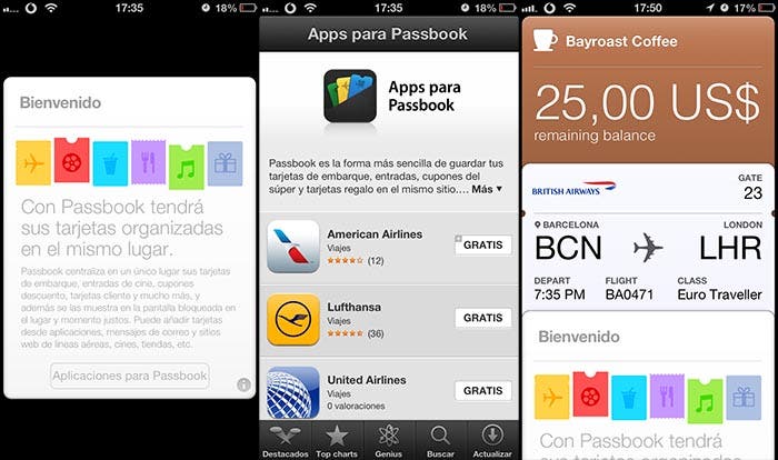 Passbook en iOS 6.1