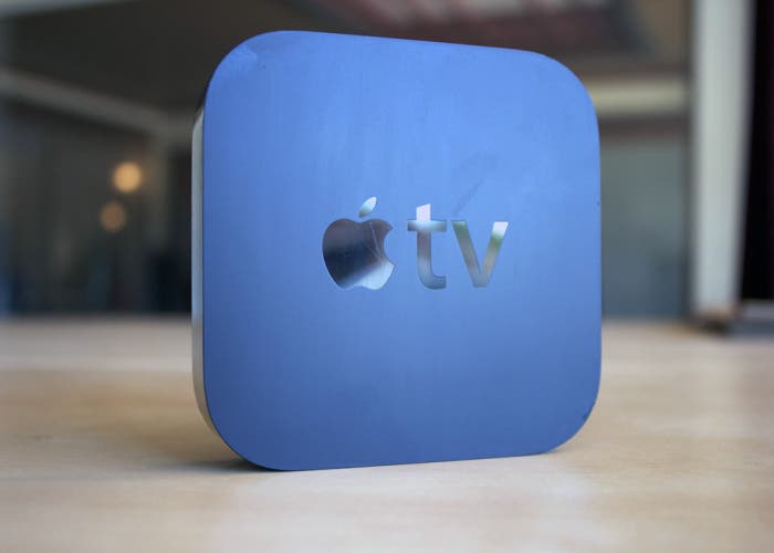 Apple TV en azul
