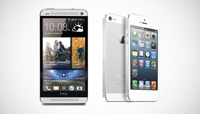 Comparativa entre el iPhone 5 y el nuevo HTC One