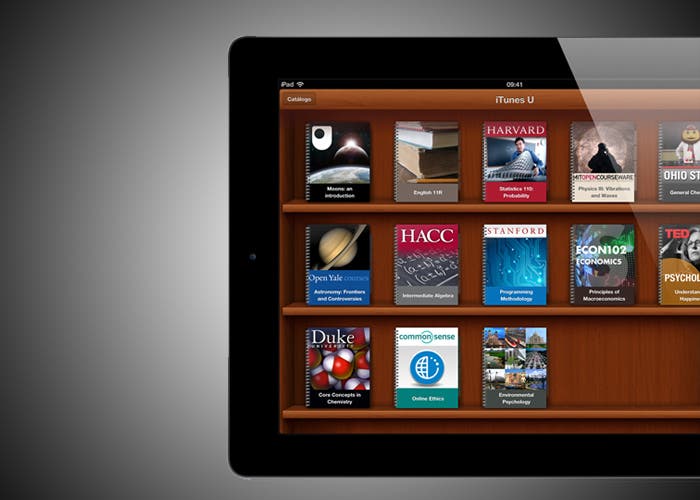 iTunes U en un iPad
