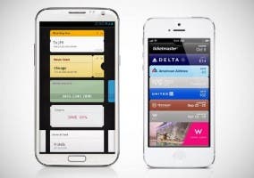 Samsung Wallet y iPhone con Passbook