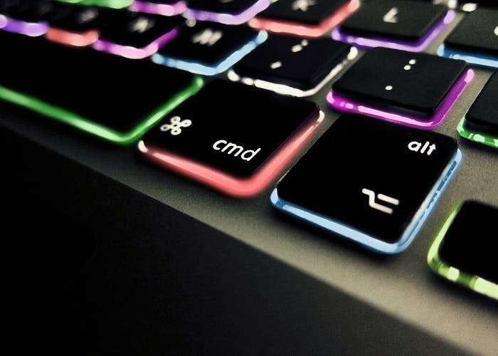 Teclado de colores del MacBook Pro