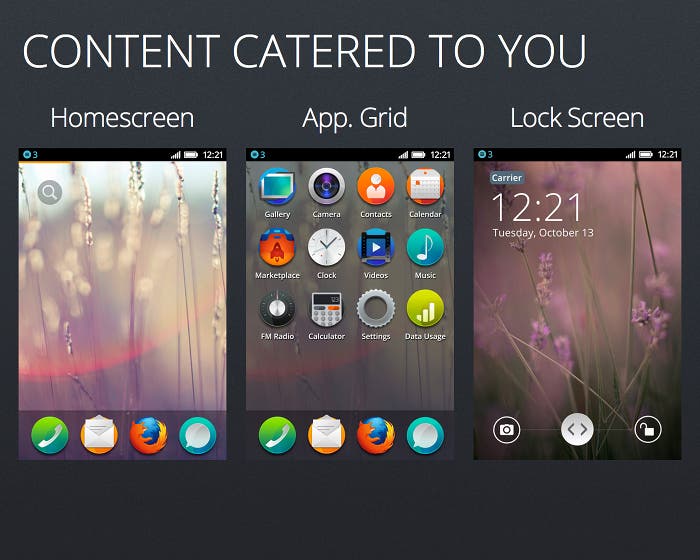 Captura de un dispositivo con Firefox OS