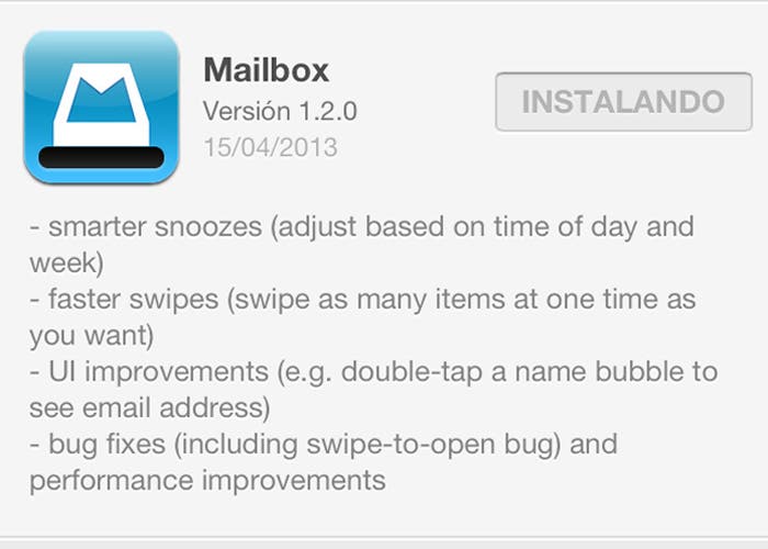 Mailbox se actualiza con pequeñas mejoras