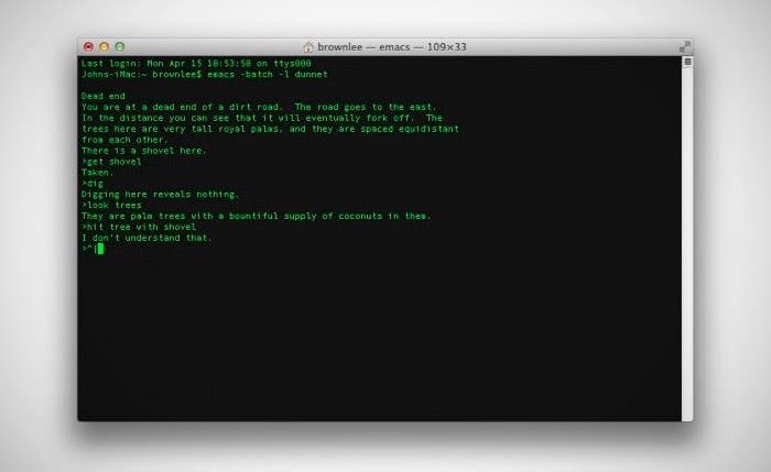 Captura del Terminal en OS X