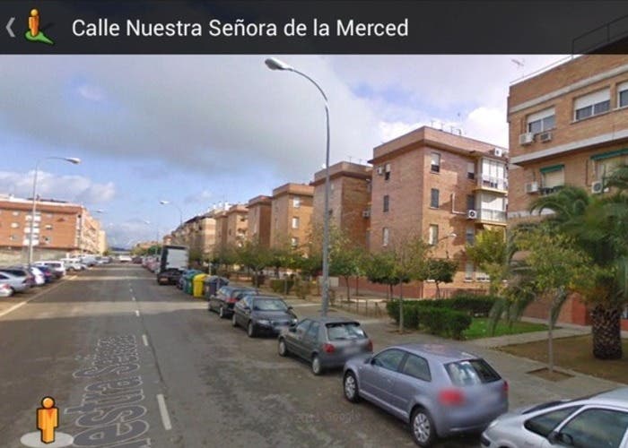 Imagen de Street View de una calle de Córdoba