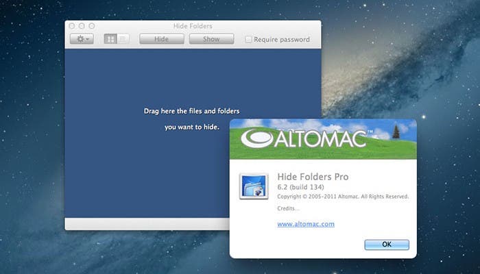 Captura de pantalla Hide Folders Pro