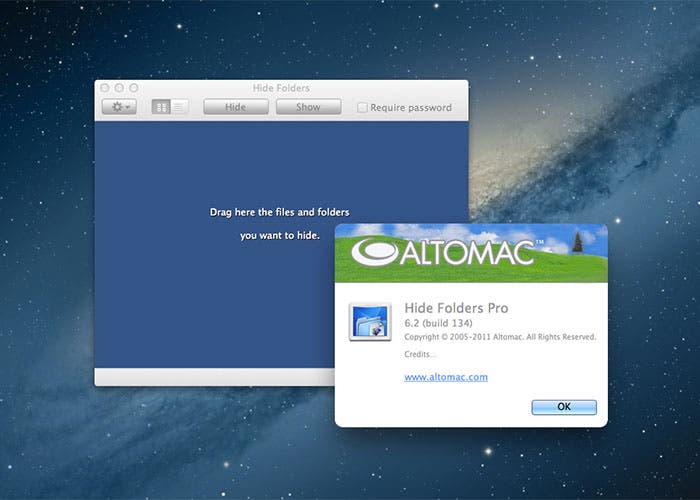 Captura de pantalla Hide Folders Pro