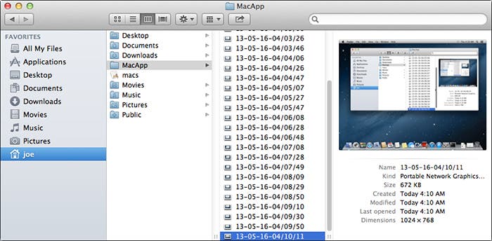 Capturas realizadas por el nuevo malware descubierto en OS X