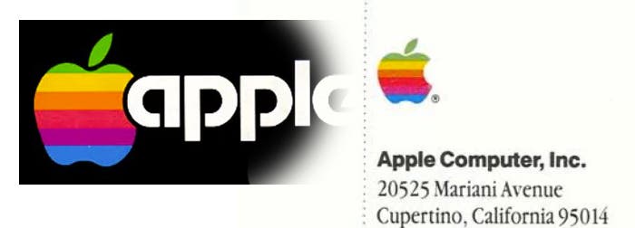 Comparación de los cambios en el logo de Apple