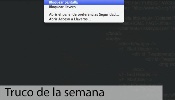 Bloqueo de pantalla en Mac con Acceso a Llaveros