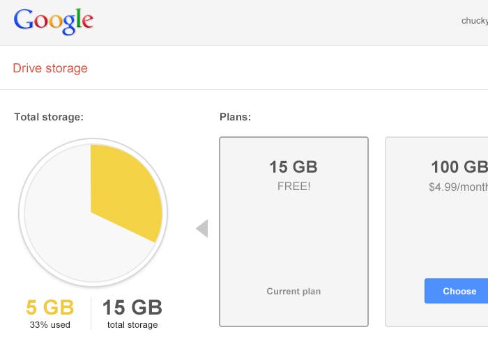 Google unifica el espacio entre Google Drive, Gmail y Google+