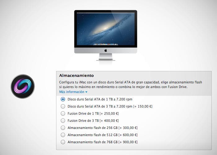 Nuevas configuraciones de discos SSD en el iMac