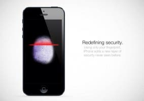 iPhone con sensor biométrico