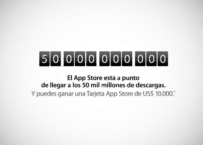App Store llega a las 50 mil millones de descargas