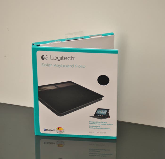Caja de Logitech Solar Keyboard Folio