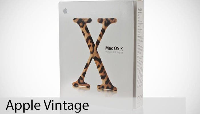 Apple Vintage: OS X 10.2 Jaguar