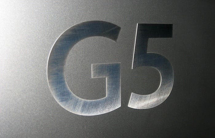 Fotografía del interior del Power Mac G5