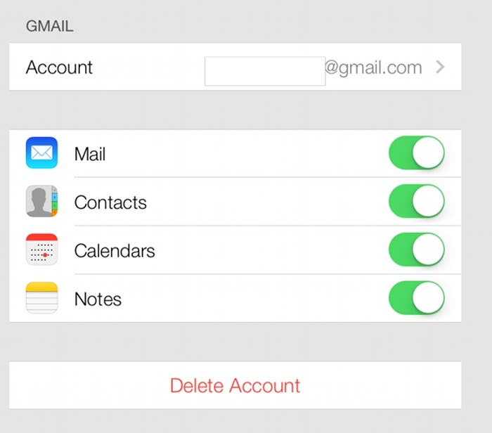 Sincronizar contactos de Google sin usar CardDAV en iOS 7