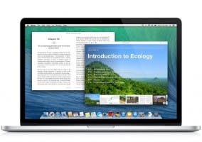 iBooks para OS X en un MacBook