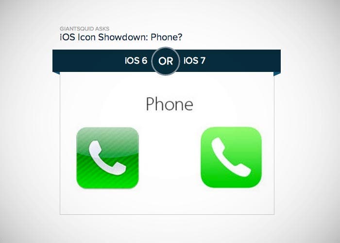 Encuesta sobre los iconos de iOS 7