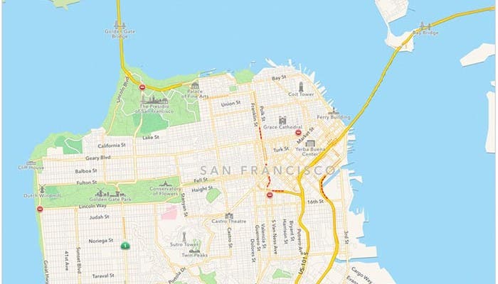 Nueva aplicación de Mapas en OS X Mavericks