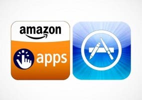Las tiendas de aplicaciones de Amazon y Apple
