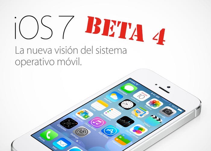 Beta 4 de iOS 7