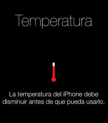 Nuevo aviso de calentamiento en iOS 7