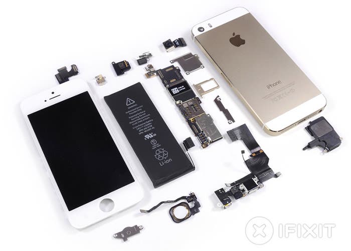 Desarme completo del iPhone 5s por iFixit