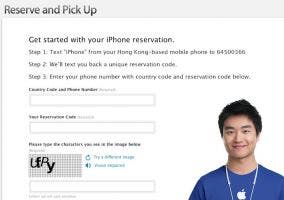Exito de reservas en China del iPhone