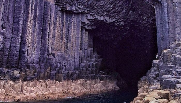 Foto de una caverna hecha con un iPhone