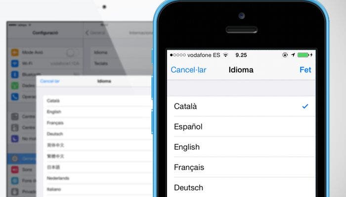 Orden de prefrencia de idioma en iOS 7 iPhone y iPad