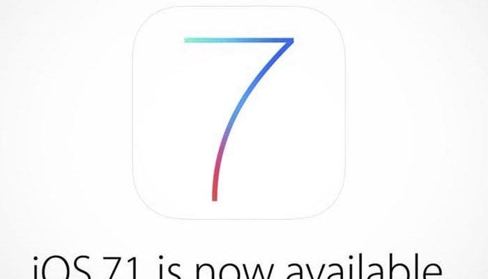 Disponible la actualización de iOS 7.1