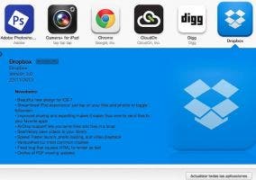 Dropbox para iOS 7 en iTunes