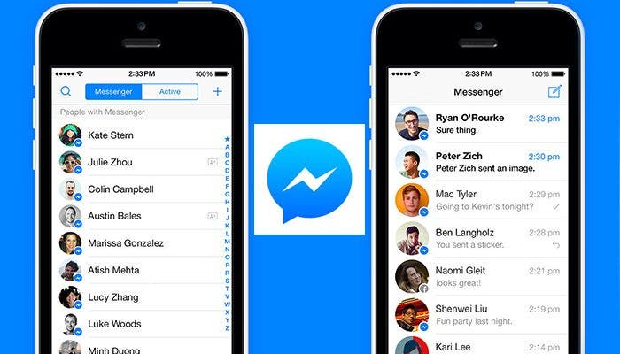 Facebook Messenger para iOS 7