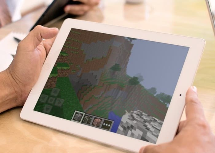 Minecraft en un iPad