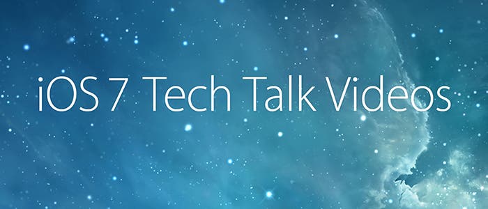Banner iOS 7 Tech Talk Videos