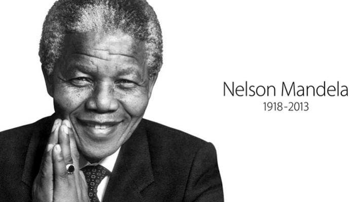 Nelson Mandela en la web de Apple