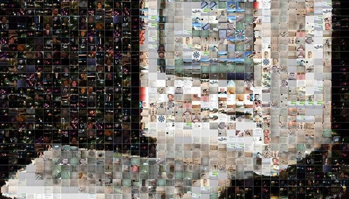 Mosaico conmemorativo del 30 aniversario del Macintosh