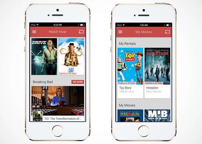 Google lanza Google Play Movies & TV para iOS